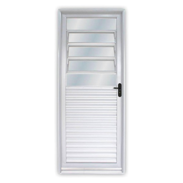 Encontraproduto.com.br - Porta de Aço Basculante Mgm Minas Sul com Vidro Branco 217x85x6