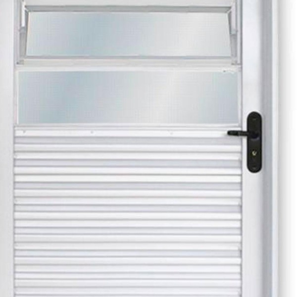 Encontraproduto.com.br - Porta de Aço Basculante Mgm Minas Sul com Vidro Branco 217x85x6