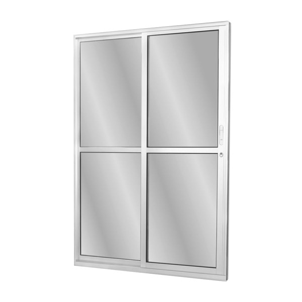 Encontraproduto.com.br - Porta Alumínio MGM 210x160x07Cm Branca Solida com 2 Folhas VF.ID 42158 - Direita - Alumínio
