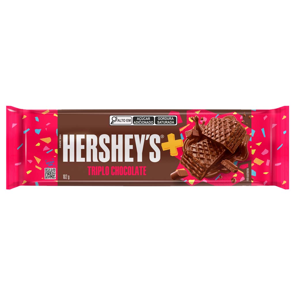 Encontraproduto.com.br - Chocolate Hersheys W. Triplo Chocolate 102g