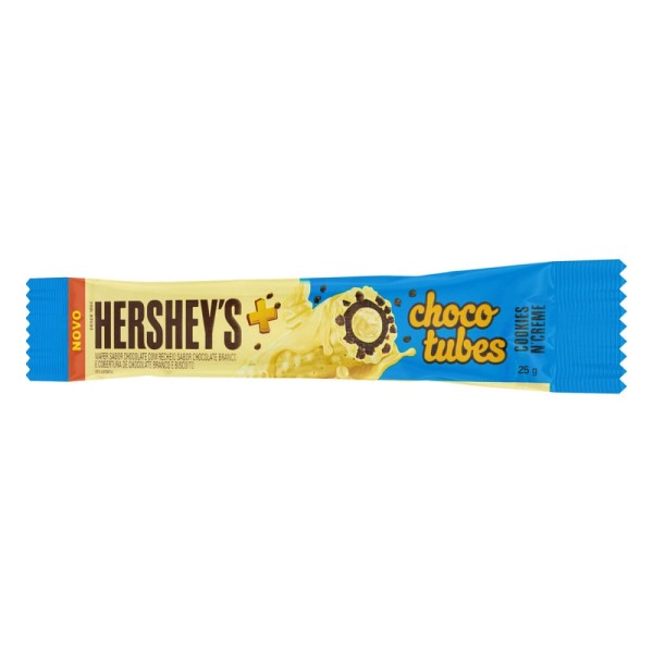 Encontraproduto.com.br - Hersheys Chocotubes 25gr Cookies N Creme