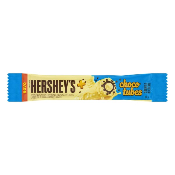 Encontraproduto.com.br - Hersheys Chocotubes 25gr Cookies N Creme