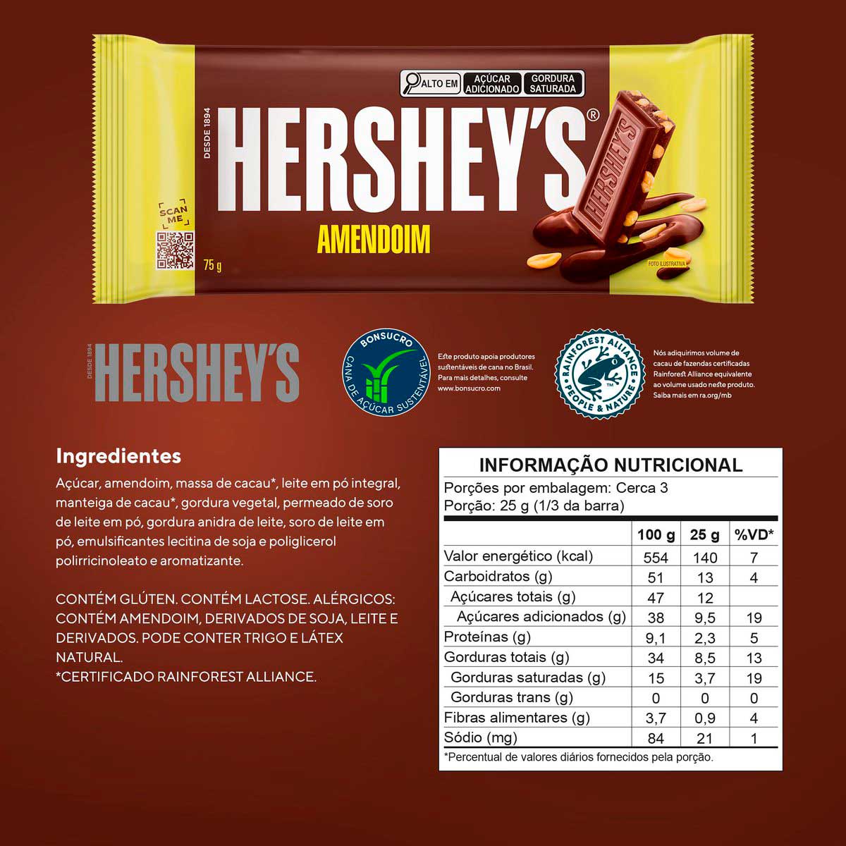 Encontraproduto.com.br - Quer Chocolate Hersheys Amendoim 75g Com Preço Baixo E Entrega Rápida? Na Drogaria Araujo Tem - Online 24h. Delicioso Chocolate Ao Leite Com Pedaços De Amendoim Para Você Se Deliciar.