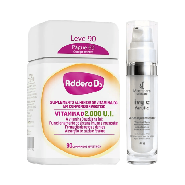 Kit Addera + Mantecorp Anti-idade e Antioxidante