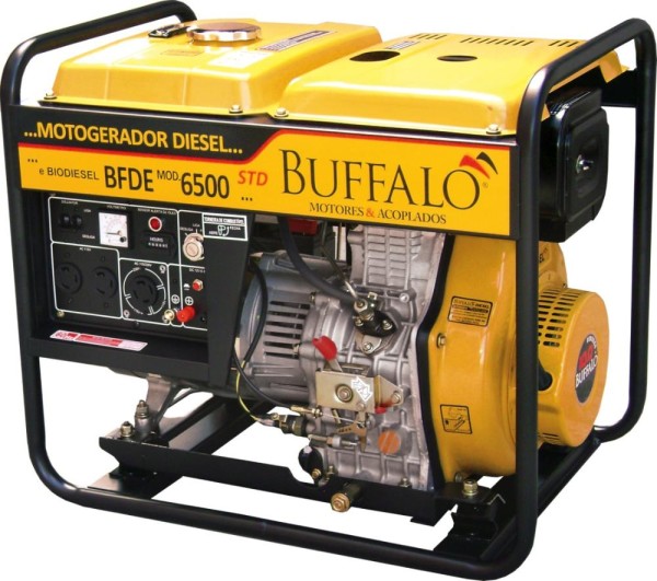 Encontraproduto.com.br - Motogerador Diesel Buffalo 5KVA Mono P Elétrica Quadro STD