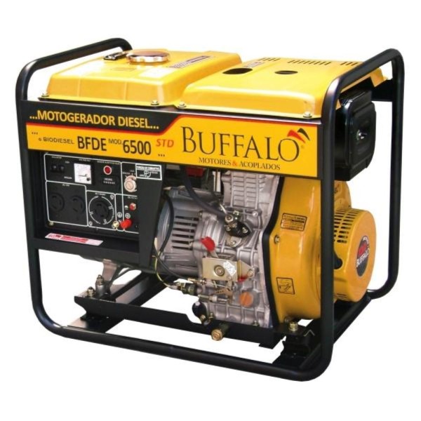 Encontraproduto.com.br - Motogerador Diesel Buffalo 5KVA Mono P Elétrica Quadro STD