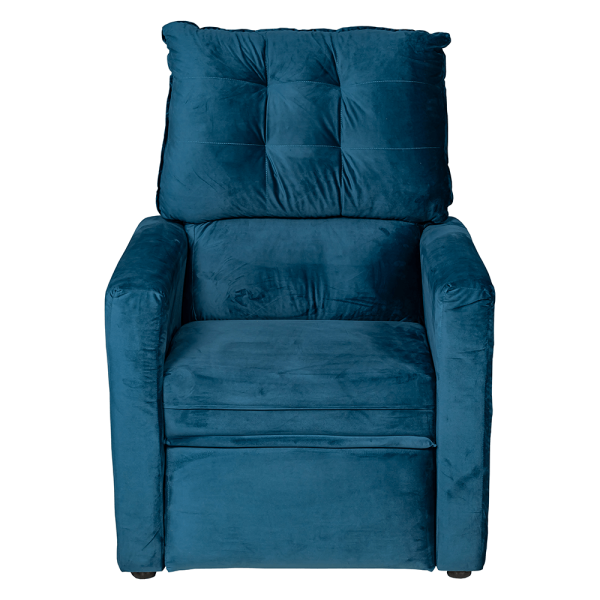 Encontraproduto.com.br - Poltrona do Papai Reclinável Berflex Itália Azul - POL000300107