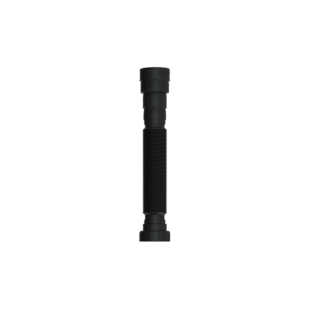 Encontraproduto.com.br - Sifão Extensiva Universal Black Com Canopla 70cm Blukit