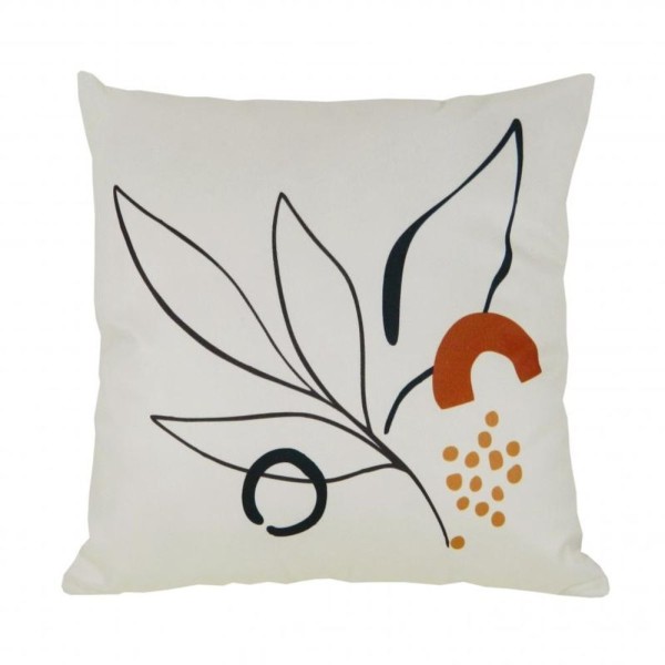 Encontraproduto.com.br - Kit Com 4 Capas De Almofada Prado 44x44cm Tons Ferrugem