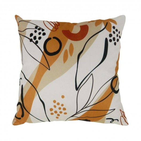 Encontraproduto.com.br - Kit Com 4 Capas De Almofada Prado 44x44cm Tons Ferrugem