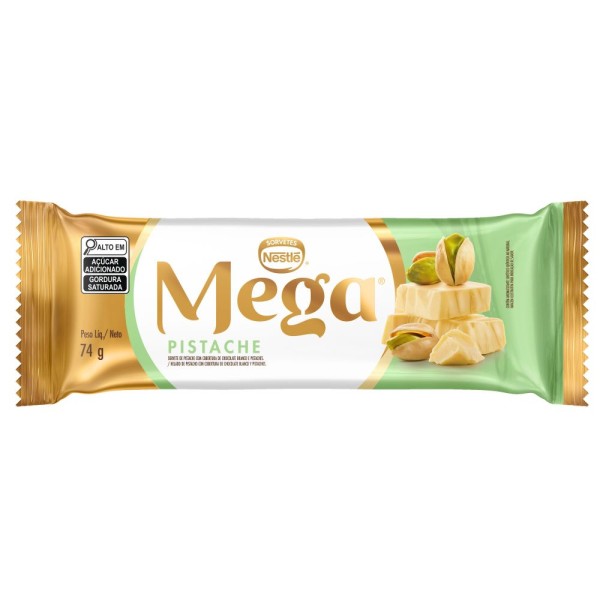 Picolé Mega Pistache 74g
