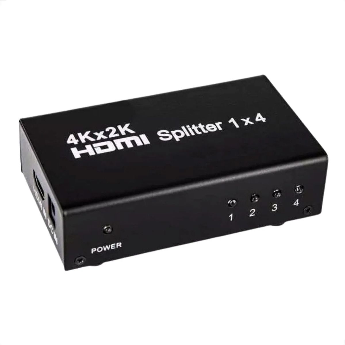Splitter Hdmi 1x4, 1 Entrada e 4 Saídas, Full Hd 1080p Crlo