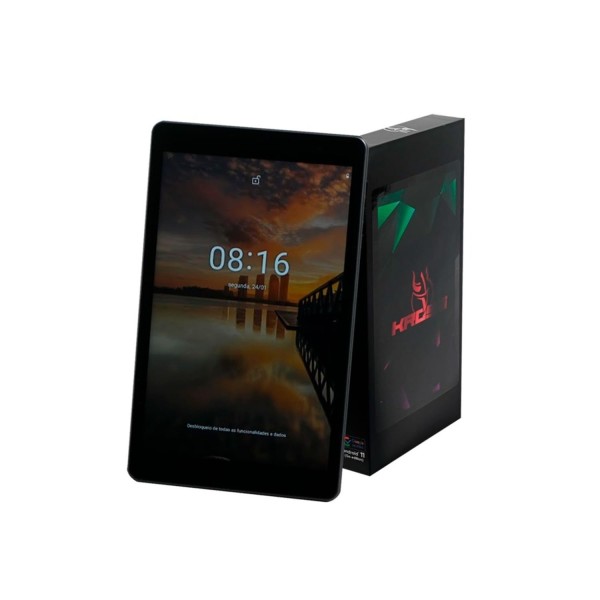 Encontraproduto.com.br - Tablet Kross Dvalin 32GB 4G Câmera 2MP+ 5MP Tela 8” Preto