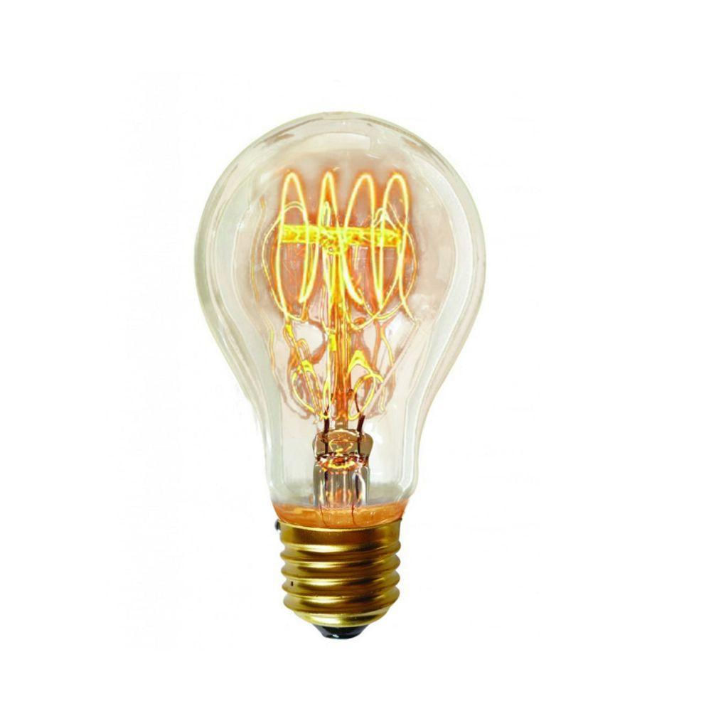Lâmpada Filamento Carbono Blumenox A19 Retro E27 âmbar 220v