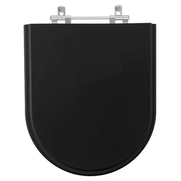 Encontraproduto.com.br - Assento Sanitário Duomo Plus Ebano (preto) para vaso Deca
