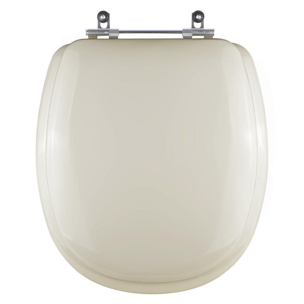 Encontraproduto.com.br - Tampa de Vaso Almofadada Aspen Creme para Bacia Deca 6lpf