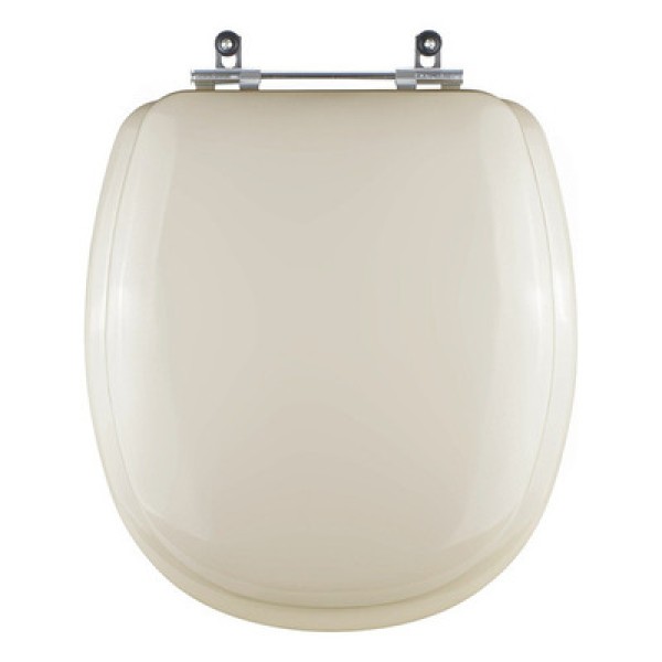 Encontraproduto.com.br - Tampa de Vaso Almofadada Aspen Creme para Bacia Deca 6lpf