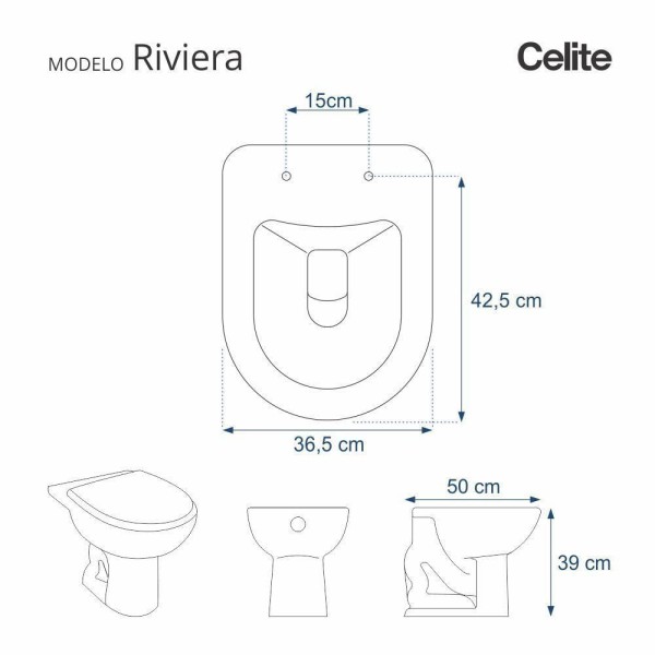 Encontraproduto.com.br - Tampa De Vaso Almofadada Riviera Branco Para Bacia Celite