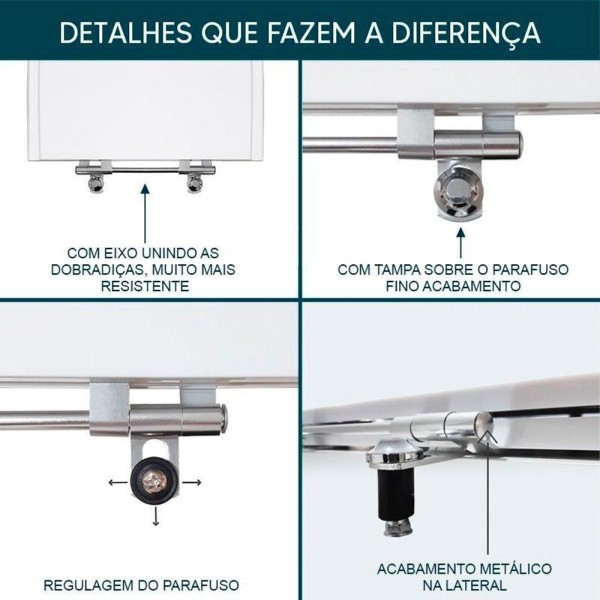 Encontraproduto.com.br - Tampa De Vaso Sanitário Net Branco Para Bacia Celite