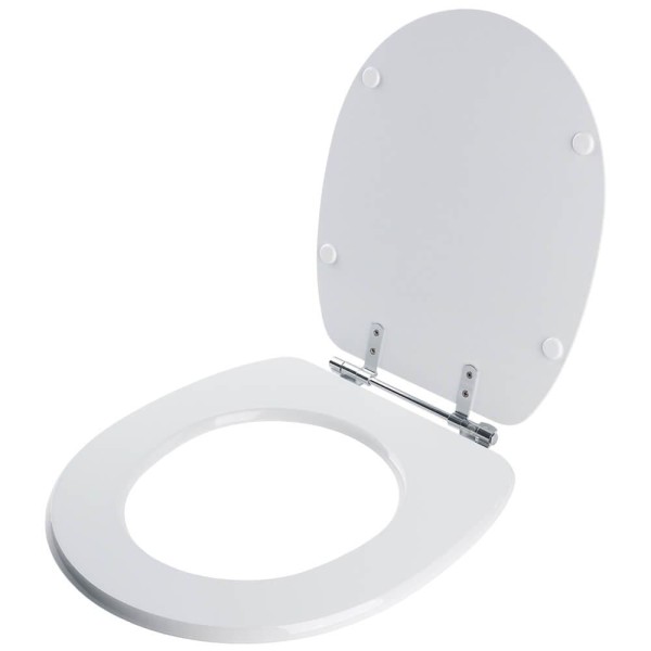 Encontraproduto.com.br - Assento Sanitário Poliester Antibacteriano Aspen Branco para Vaso Deca