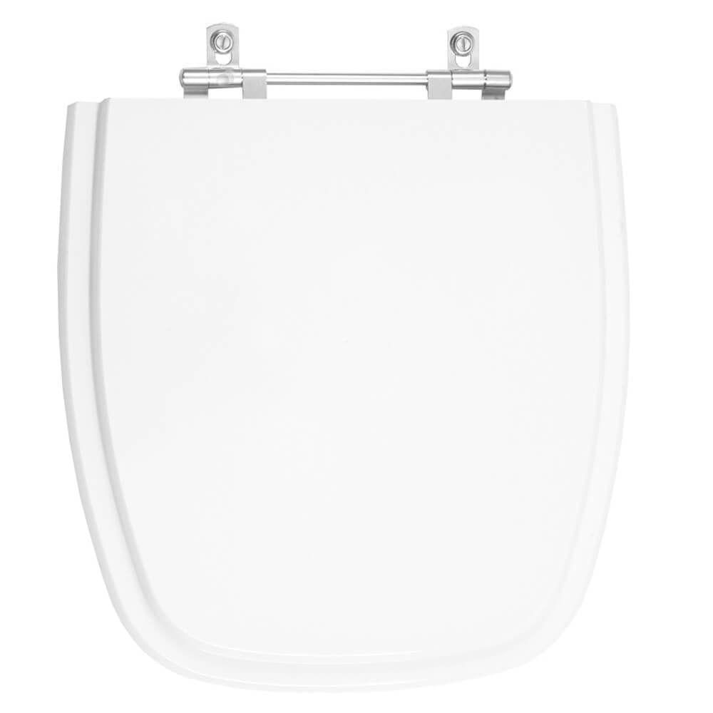 Assento Sanitário Poliester Flex Branco Para vaso Deca