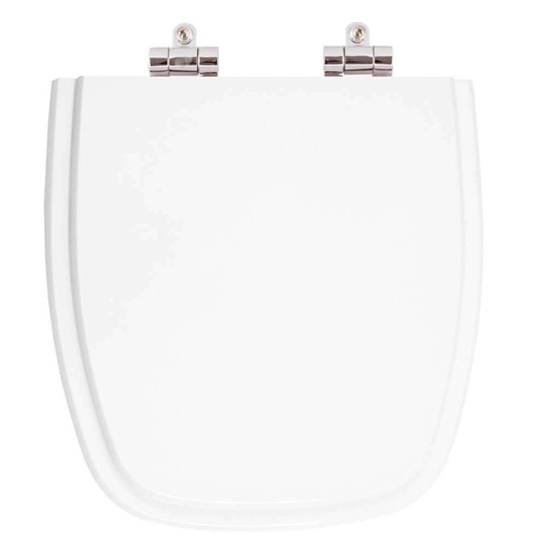 Encontraproduto.com.br - Tampa De Vaso Poliester Com Amortecedor Versato Branco Para Bacia Celite