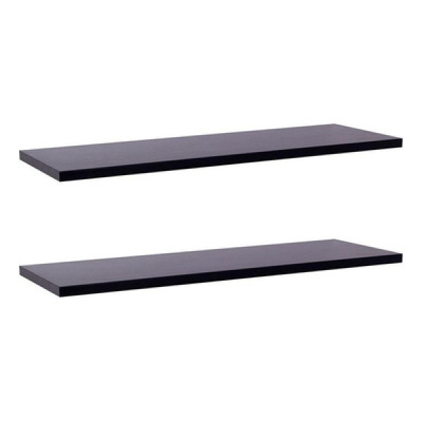 Encontraproduto.com.br - Kit Com 2 Prateleiras 80 X 10cm Suporte Invisivel Cor Preto
