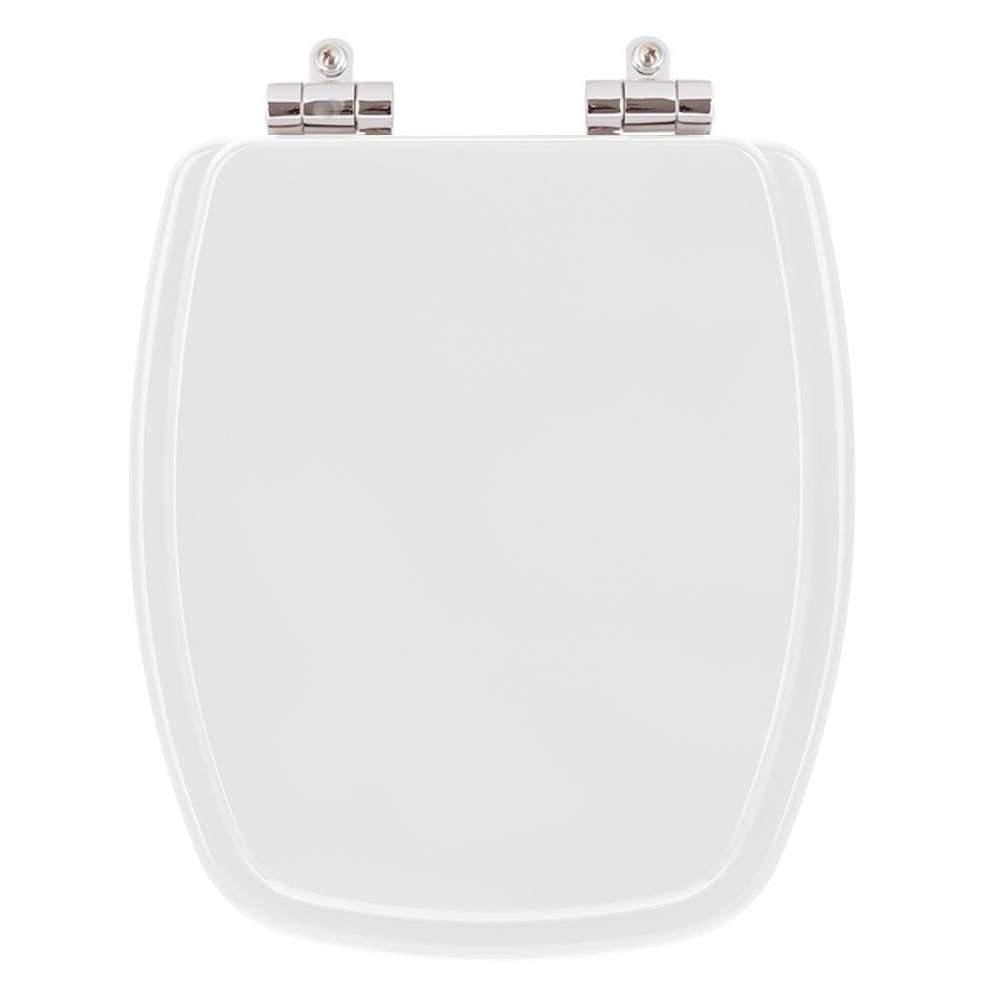 Assento Sanitário Poliester Soft Close Amarilis Branco para vaso Fiori 6lpf