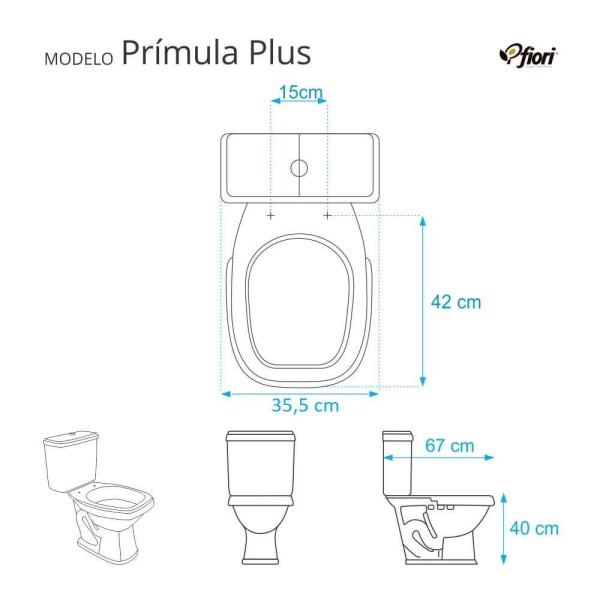 Encontraproduto.com.br - Assento para Vaso Sanitário Fiori Primula Plus Verde Claro em Resina