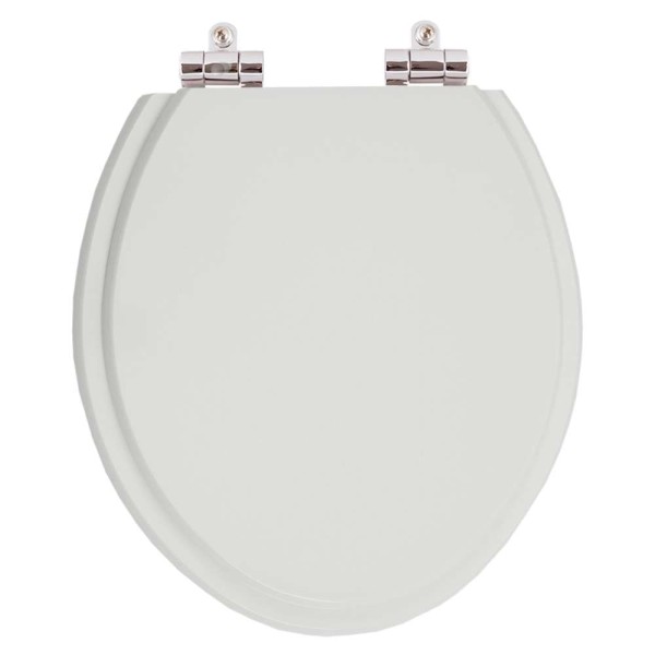 Encontraproduto.com.br - Assento Sanitário Poliester Soft Close Fiori Cinza Claro para vaso Fiori 6lpf