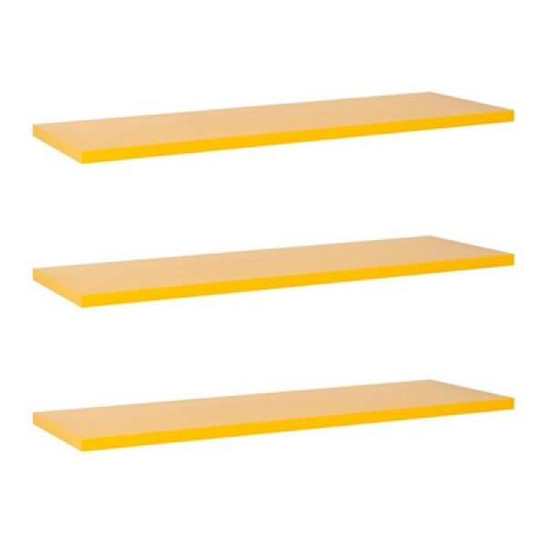 Kit 4 Prateleiras 40 x 20cm Nogal Suporte Invisível