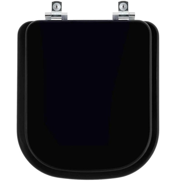 Assento Sanitário Com Amortecedor Piano ébano (preto) Para Vaso Deca