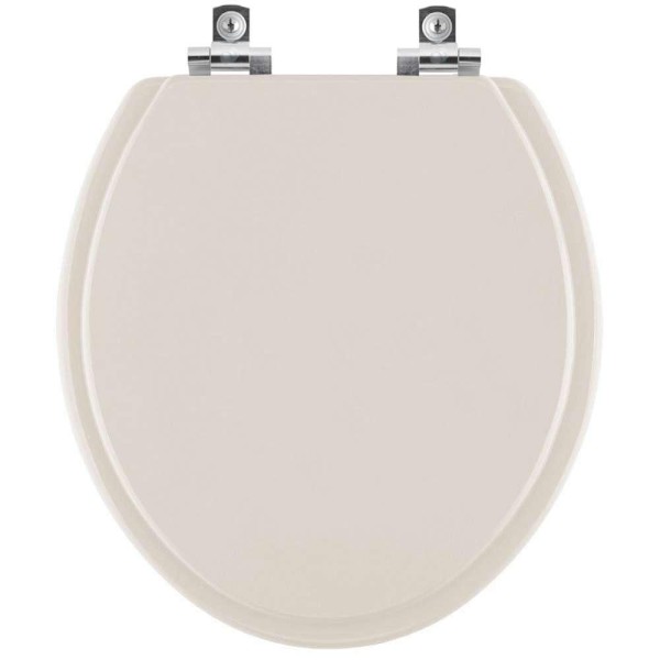 Encontraproduto.com.br - Assento Sanitário Com Amortecedor Convencional Oval Amendoa Para Vaso Deca