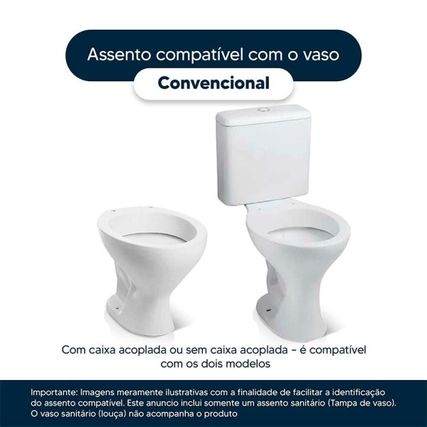 Encontraproduto.com.br - Assento Sanitário Convencional Oval Universal Verde Degradê com Ferragem Dourada