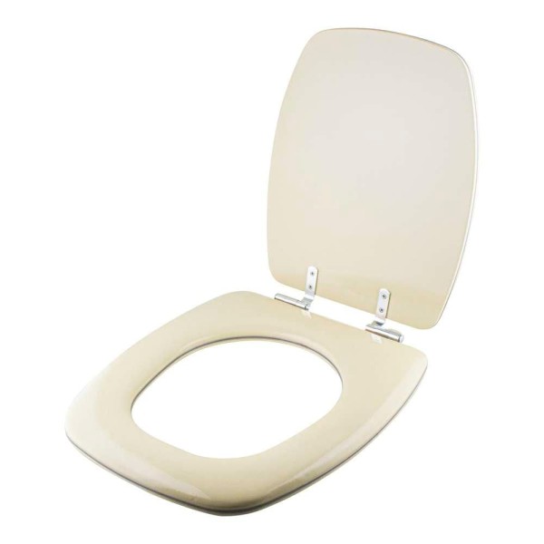 Encontraproduto.com.br - Tampa de vaso Almofadado Soft Close Stylus Bege Claro para bacia Celite