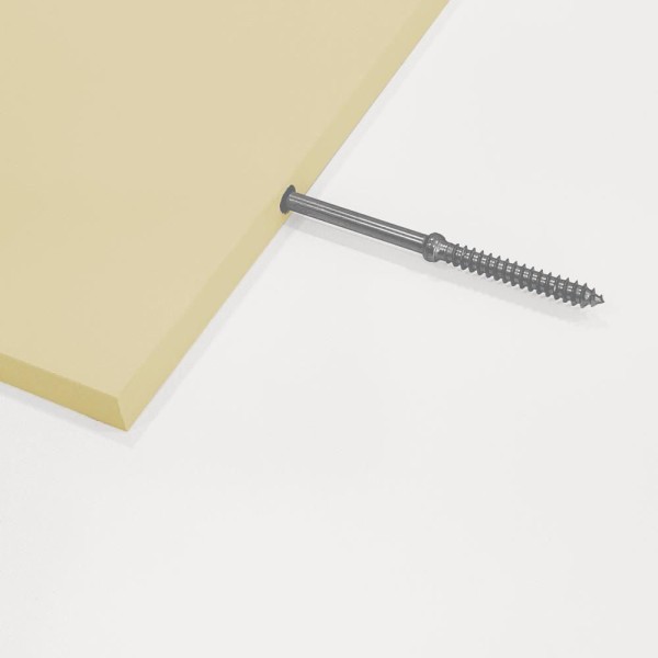 Encontraproduto.com.br - Kit 2 Prateleiras 70 X 20cm Bege Claro Suporte Invisível
