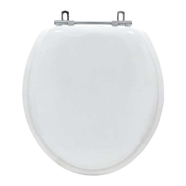 Encontraproduto.com.br - Assento Sanitário Almofadado Araxa Branco para vaso Santa Clara