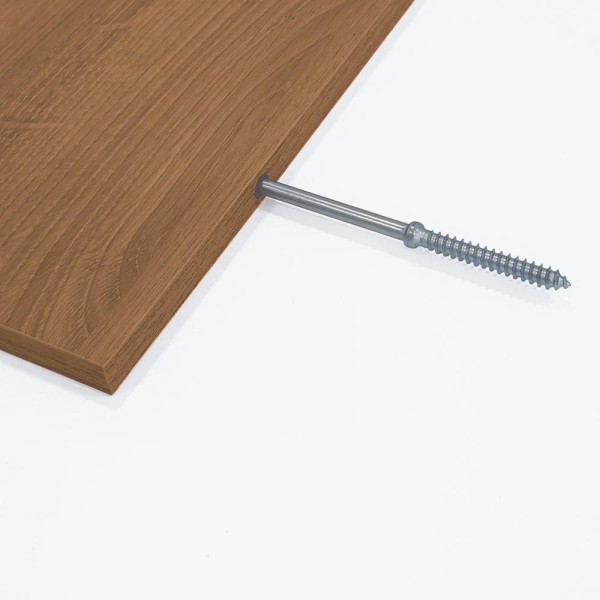 Encontraproduto.com.br - Kit 2 Prateleiras 50 x 10cm Freijó Suporte Invisível