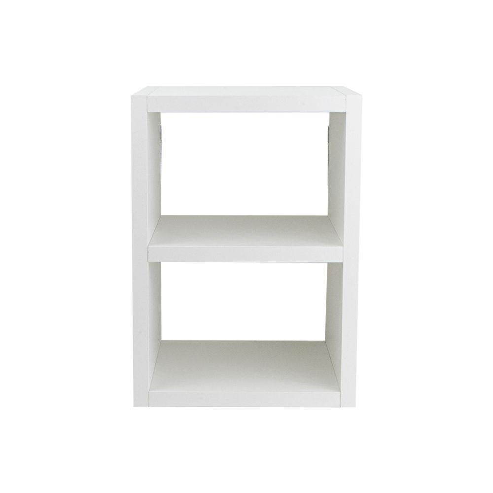 Encontraproduto.com.br - Mesa de Cabeceira B Branco 30 x 21cm