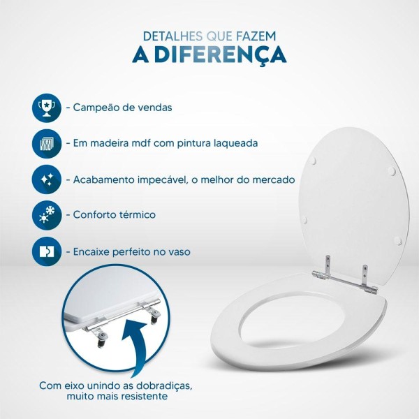 Encontraproduto.com.br - Assento Sanitário Convencional / Oval Bordô para todas as Marcas