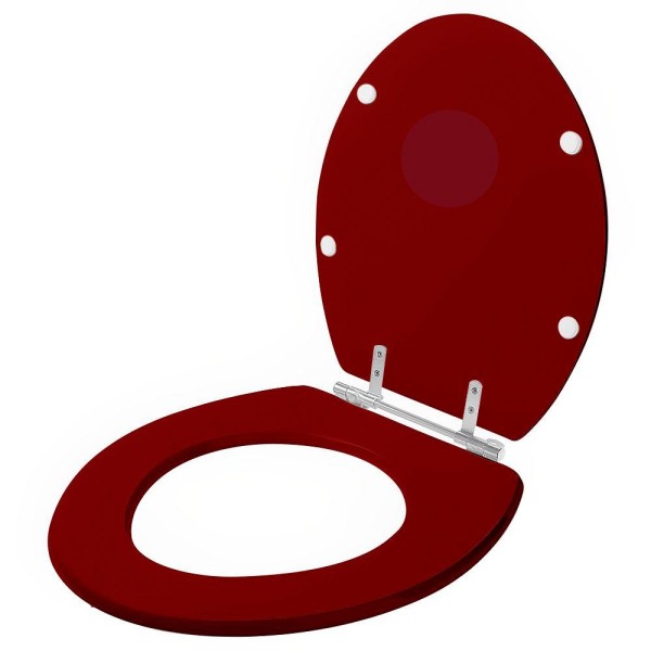 Encontraproduto.com.br - Assento Sanitário Convencional / Oval Bordô para todas as Marcas