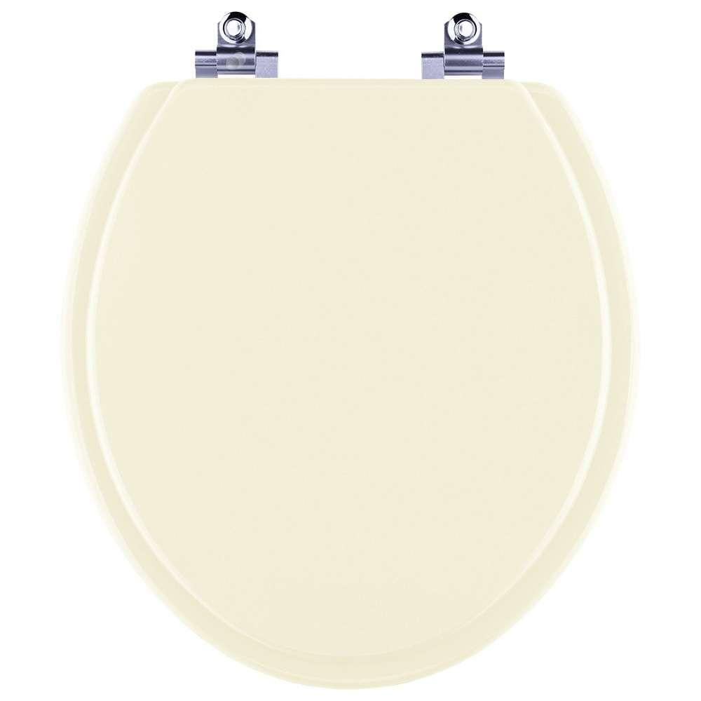 Assento Sanitário Laqueado Soft Close Classica Pergamon (Bege Claro) para vaso Celite