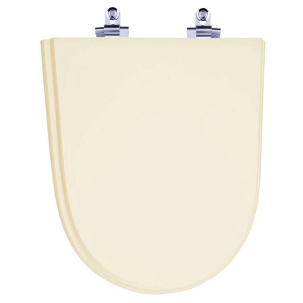 Encontraproduto.com.br - Assento Sanitário Laqueado Soft Close Century Creme (Bege) para vaso Deca