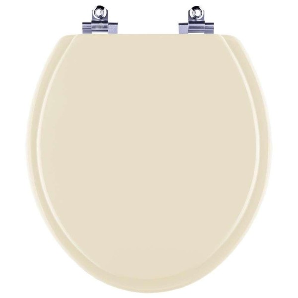 Encontraproduto.com.br - Assento Sanitário Laqueado Soft Close Targa Creme (Bege) para vaso Deca
