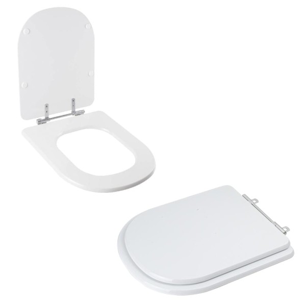 Encontraproduto.com.br - Assento Sanitário Tampa De Vaso Branco Resina Poliester Carrara Para Bacia Deca