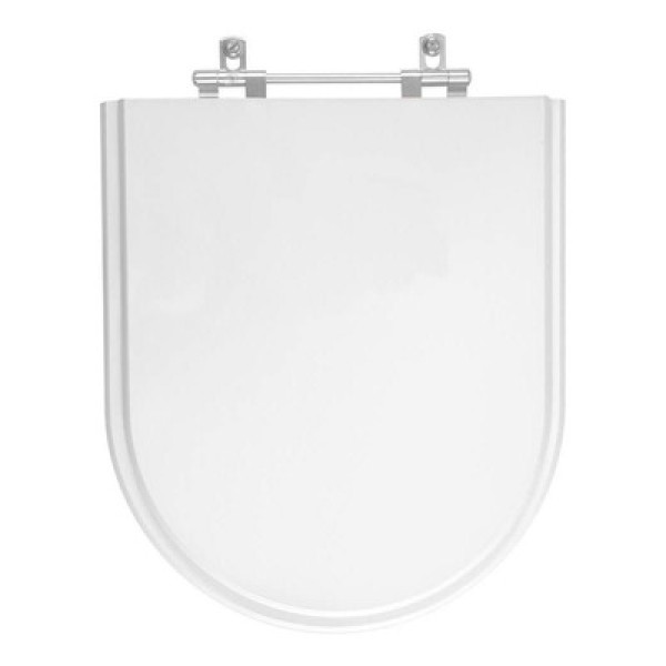 Encontraproduto.com.br - Assento Sanitário Tampa De Vaso Branco Resina Poliester Carrara Para Bacia Deca