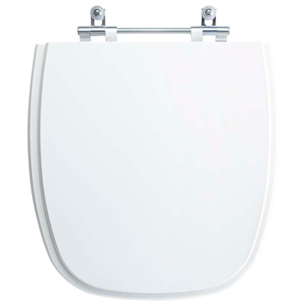 Tampa Vaso Sanitário Poliester Acrilico Fit Branco Para Bacia Celite