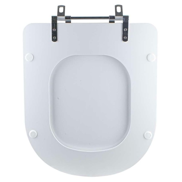 Encontraproduto.com.br - Assento Sanitário Tampa de Vaso Branco MDF Laqueado Level para bacia Deca