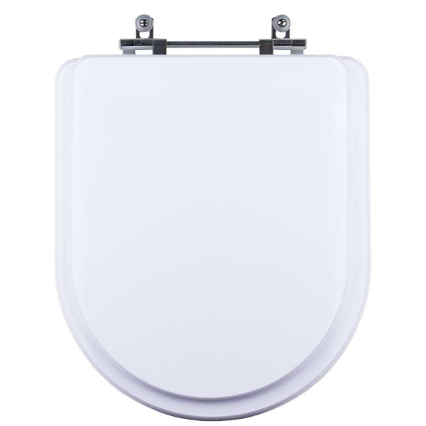 Encontraproduto.com.br - Tampa Vaso Sanitário Madeira Laqueada Belle Epoque Branco para bacia Deca