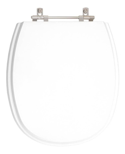 Tampa Vaso Sanitário Madeira Laqueada Loren one Branco para bacia Lorenzetti